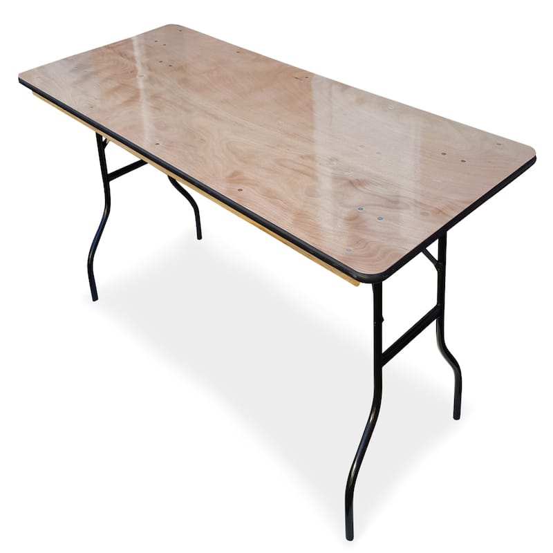 6ft trestle table hire London for events, parties, buffets and dining layouts