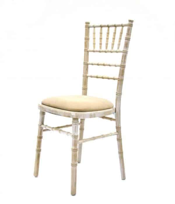 Limewash Chiavari chair hire London